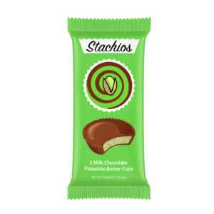 Box of Stachios Pistachio Buttercups (Milk Chocolate)