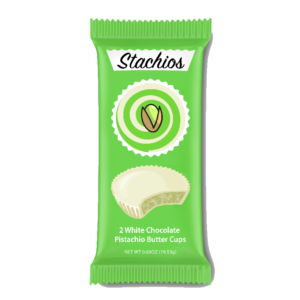 Box of Stachios Pistachio Buttercups (White Chocolate)